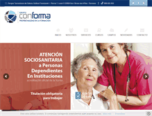 Tablet Screenshot of grupoconforma.com